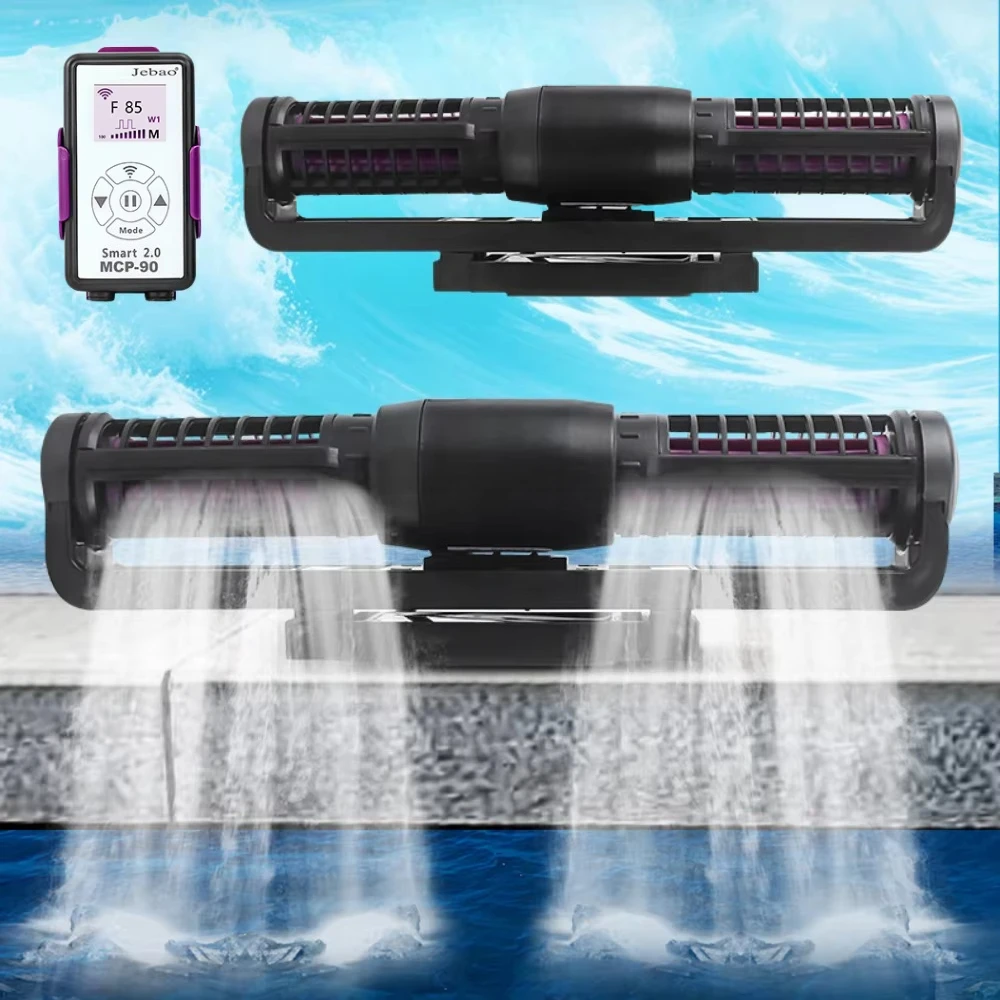 

Smart Cross Flow Pump Wifi Control Marine Aquarium Wave Maker with LCD Display Controller