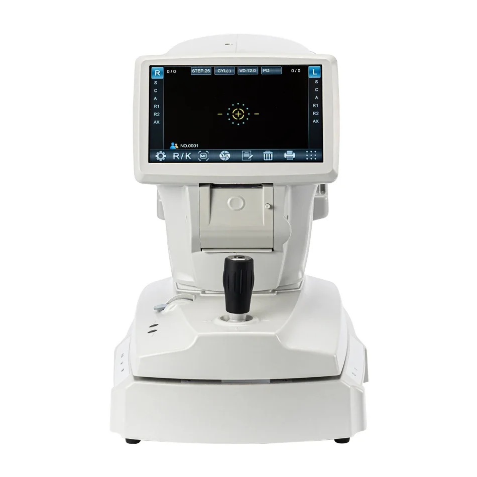 Auto Refractor Automatically Measure The Corneal Curvature Power Auto Refractometer with Keratometer Optical Optometry Machine