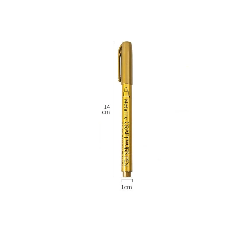 DIY 550 Metallic Marker Paint Pen Festive Supplies Signature Pen Oil-Based Marker Pen