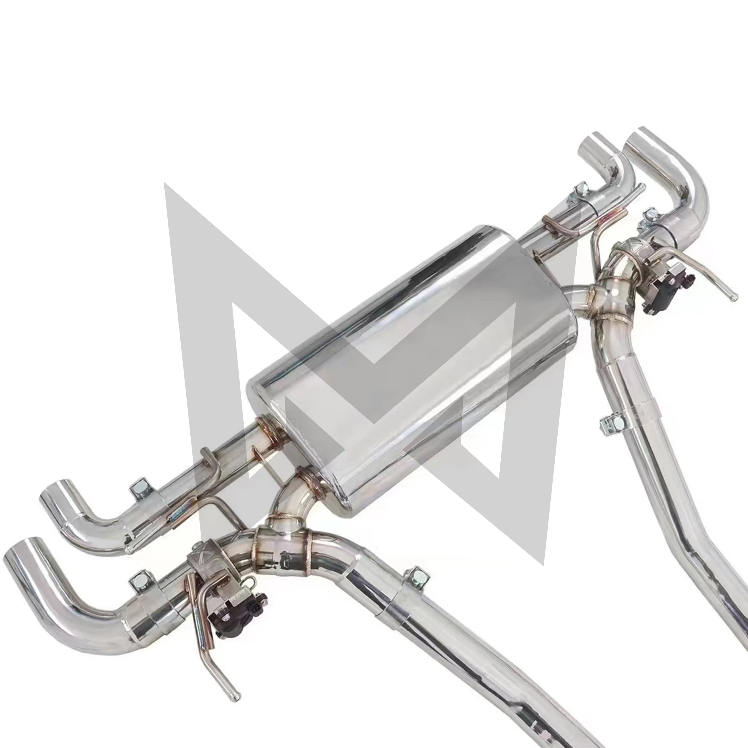 MANX Car Exhaust system for Lexus LC500 5.0 V8 Stainless steels Catback Performance exhaust pipe with remote control valve