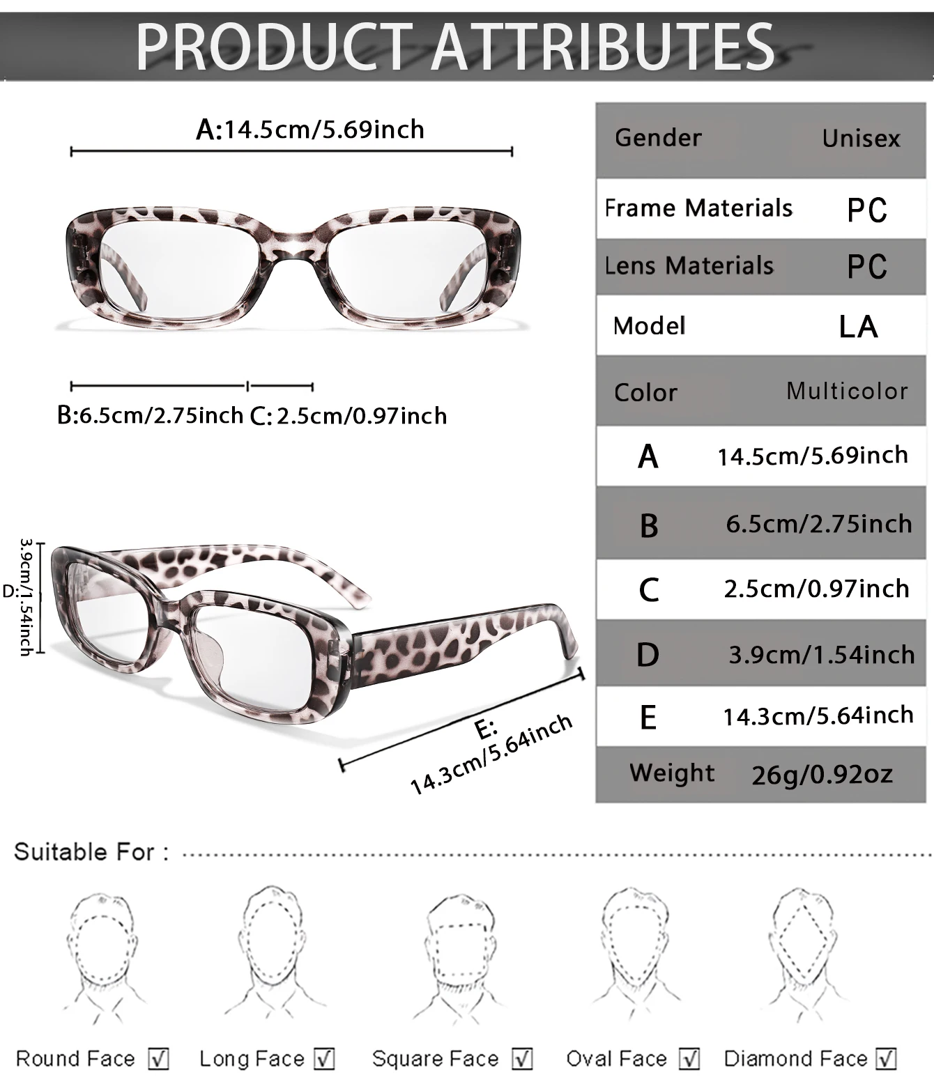 Frauen Männer Presbyopie Brillen Kleine Rechteck Klassische Vintage Weit Anblick Gläser Mode Surf Die Web Lesebrille – Detail 2