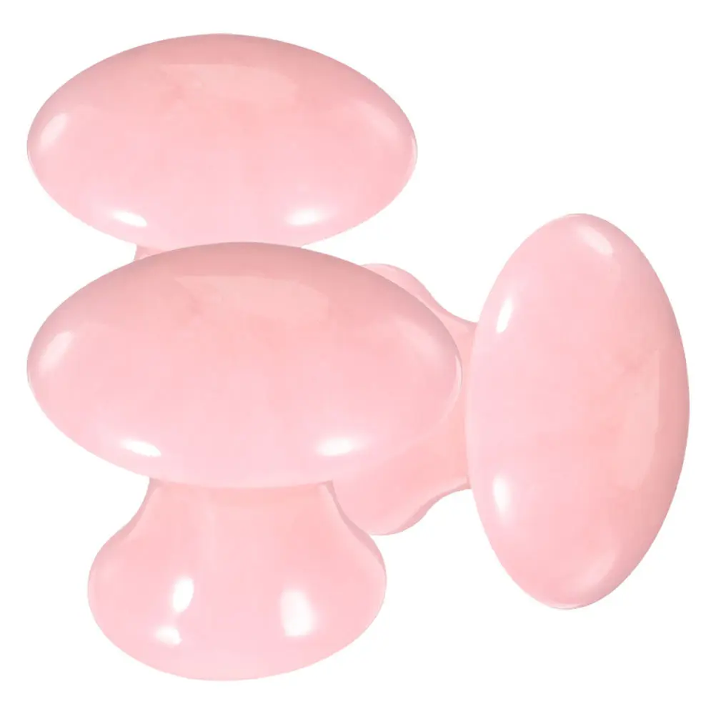 

Набор из 3 массажных скребков из смолы в форме грибов для расслабления мышц лица, шеи и тела, спа-терапия