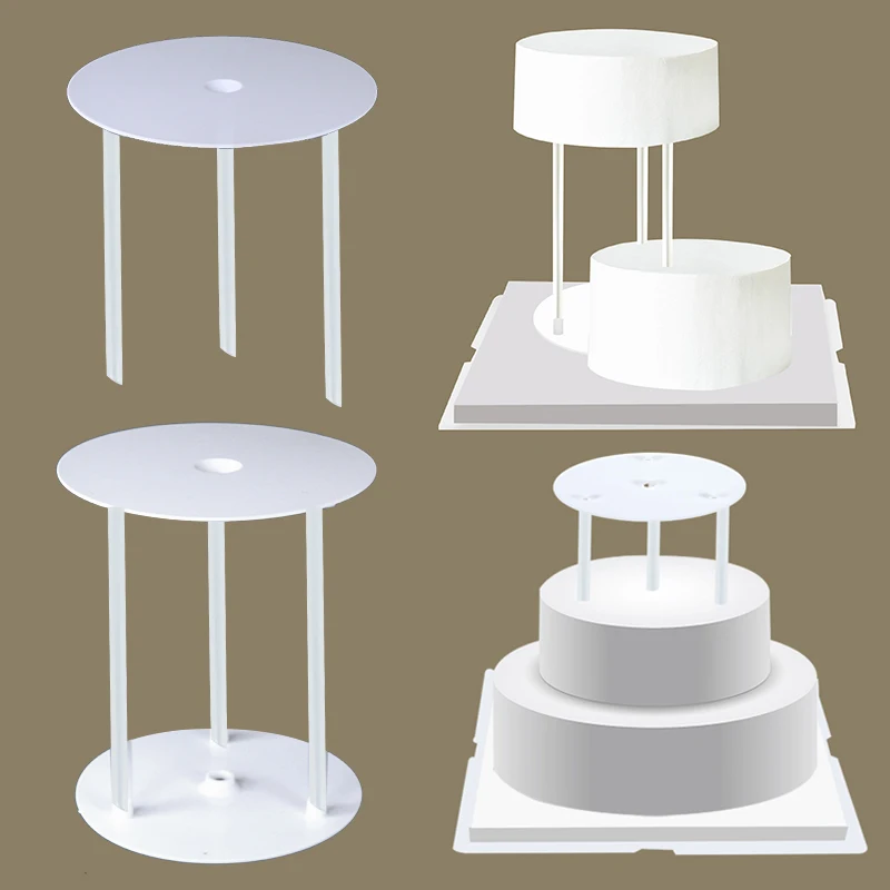 10/8/6inch Multi Layer Cake Dowels Rods Spacer Piling Birthday Cake Stand Holder For Wedding Party Decor Baby Shower Bakeware