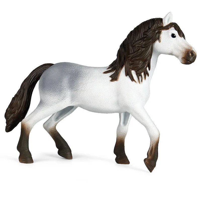 Simulation animal farm large horse model children's toys static steed swift horse home decoration ornaments