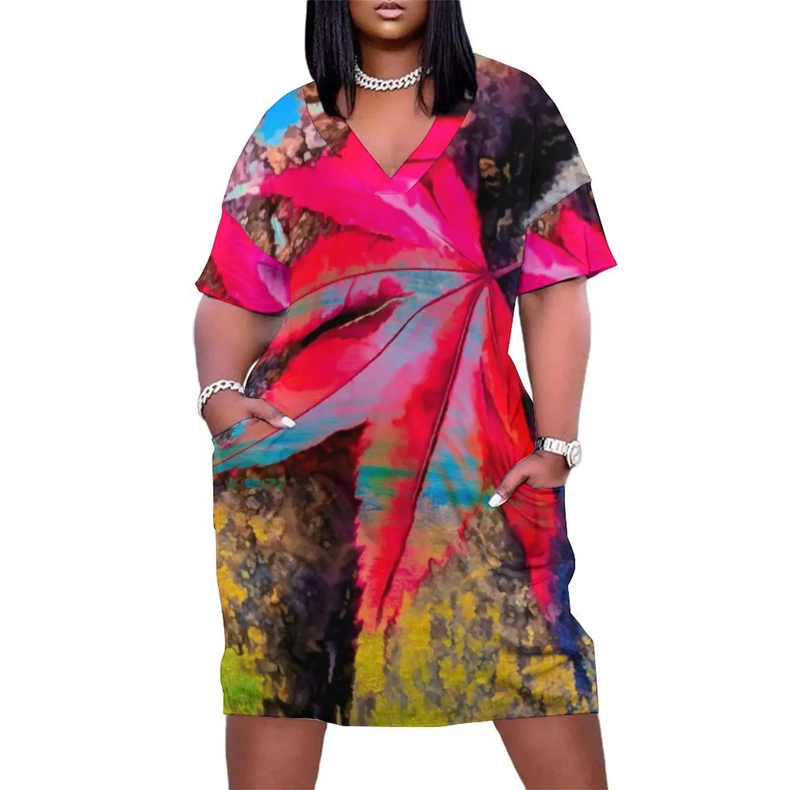 

Swept Away Loose Pocket Dress party dresses woman Woman fashion