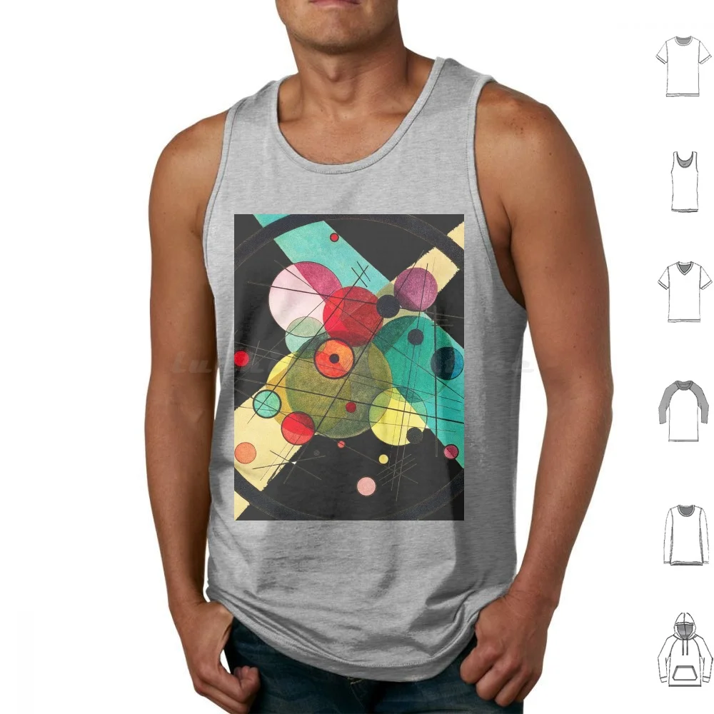 Hd Circles In A Circle ( 1923 ) By Wassily Kandinsky Tank Tops Print Cotton Expressionism Kandinsky Avant Abstract