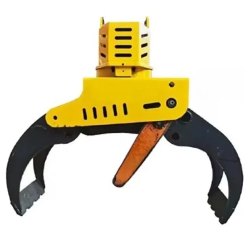 Customized rotating grapple saw hydraulic 360 degree forestry wood cutter tree shear logger wood grab grapple saw