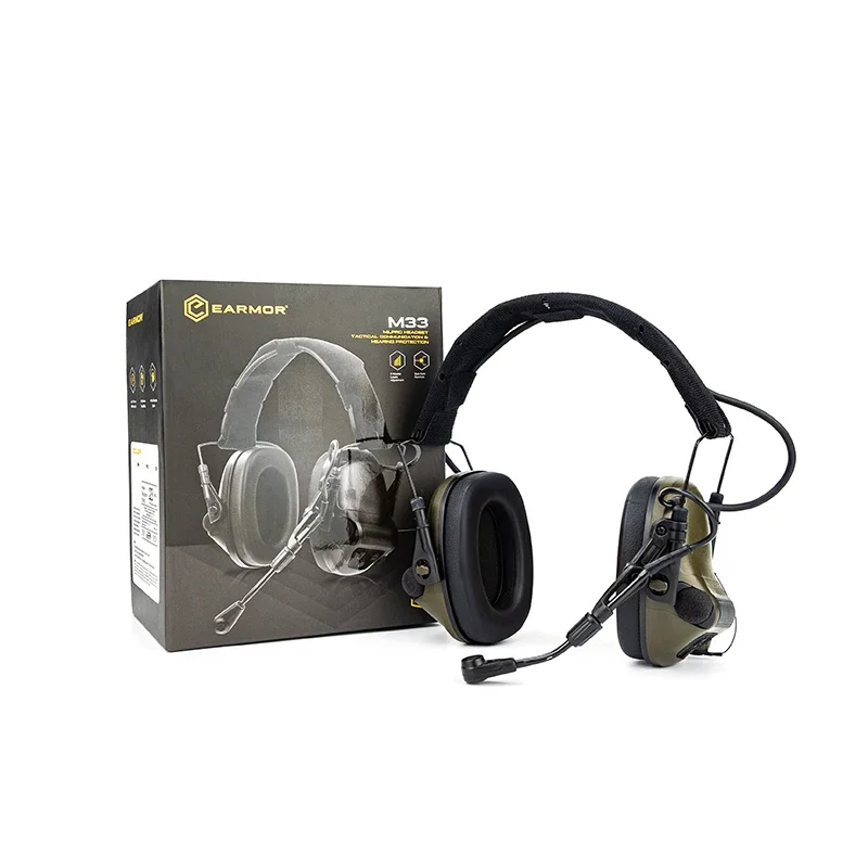EARMOR Tactical Personal Defense Equipment Shooting Hearing Protection and Communication Headset