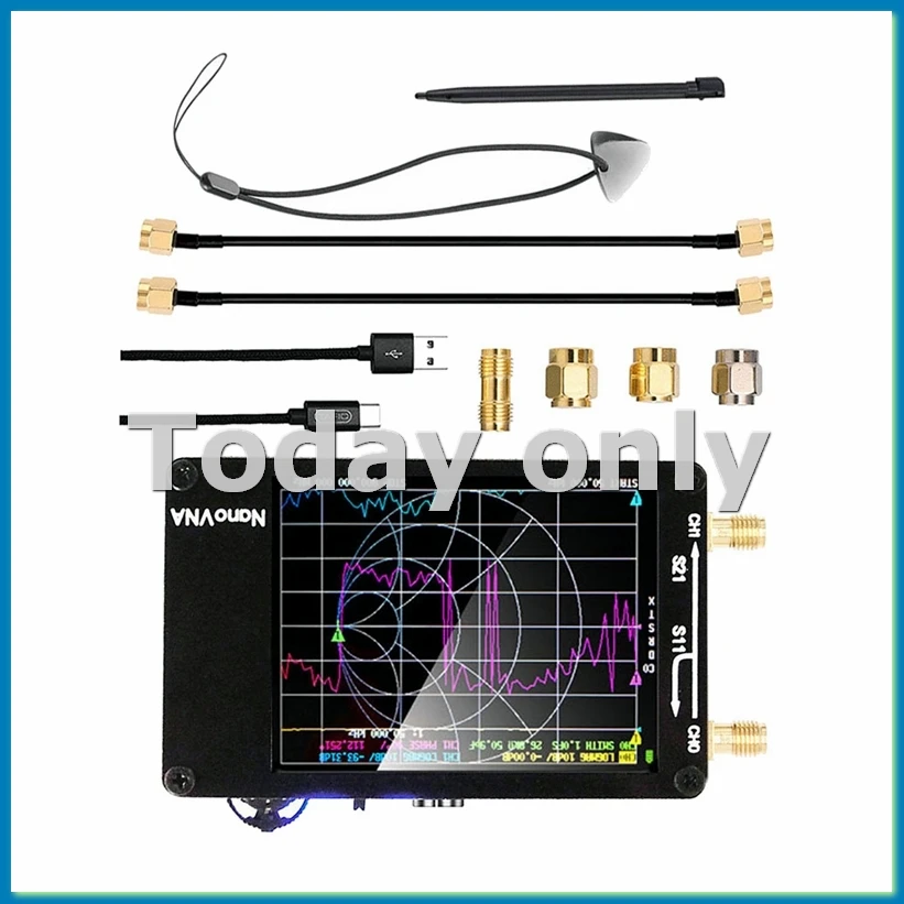 

Модернизированная версия -H векторный анализатор сетевых антенн 10 кГц-1,5 ГГц MF HF VHF UHF со слотом для SD-карты-A09I