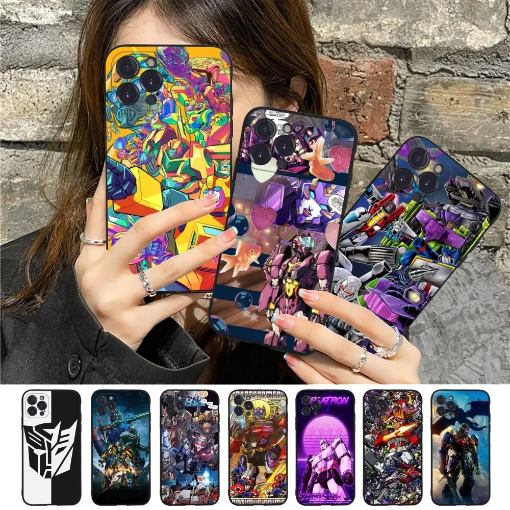 T-Transformers Phone Case For IPhone 15 8 7 6 6S Plus X SE 2020 XR XS 14 11 12 13 Mini Pro Max Mobile Case