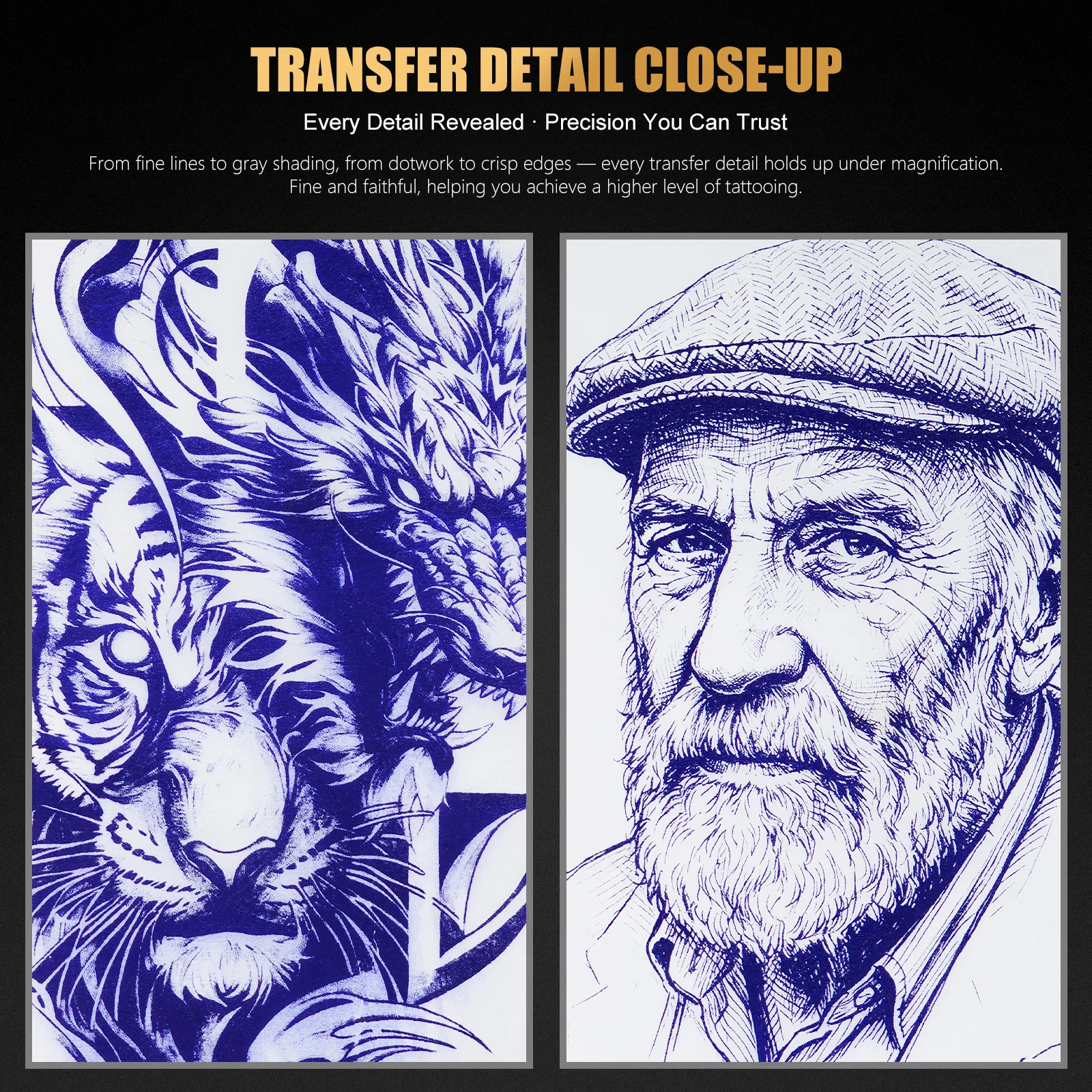 XNET High Quality Tattoo Transfer Paper 100pcs A4 Tattoo Stencil Paper Copy Paper Thermal Paper for Tattoo Transfer Machine