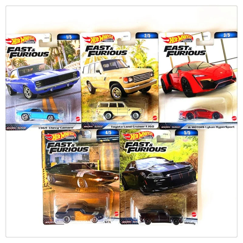 Hot Wheels Hnw46 B funda Fast & Furious Serise modelo de coche Plymouth Laiken modelo fundido a presión regalos sorpresa colección juguetes coche