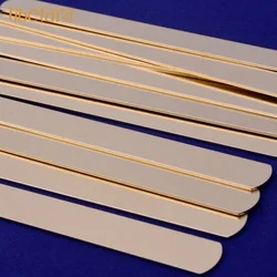 5pcs 6 inches Brass Bracelet Blank, Rectangle Stamping Bangles,18 Gauges,DIY  Blank,high Quality