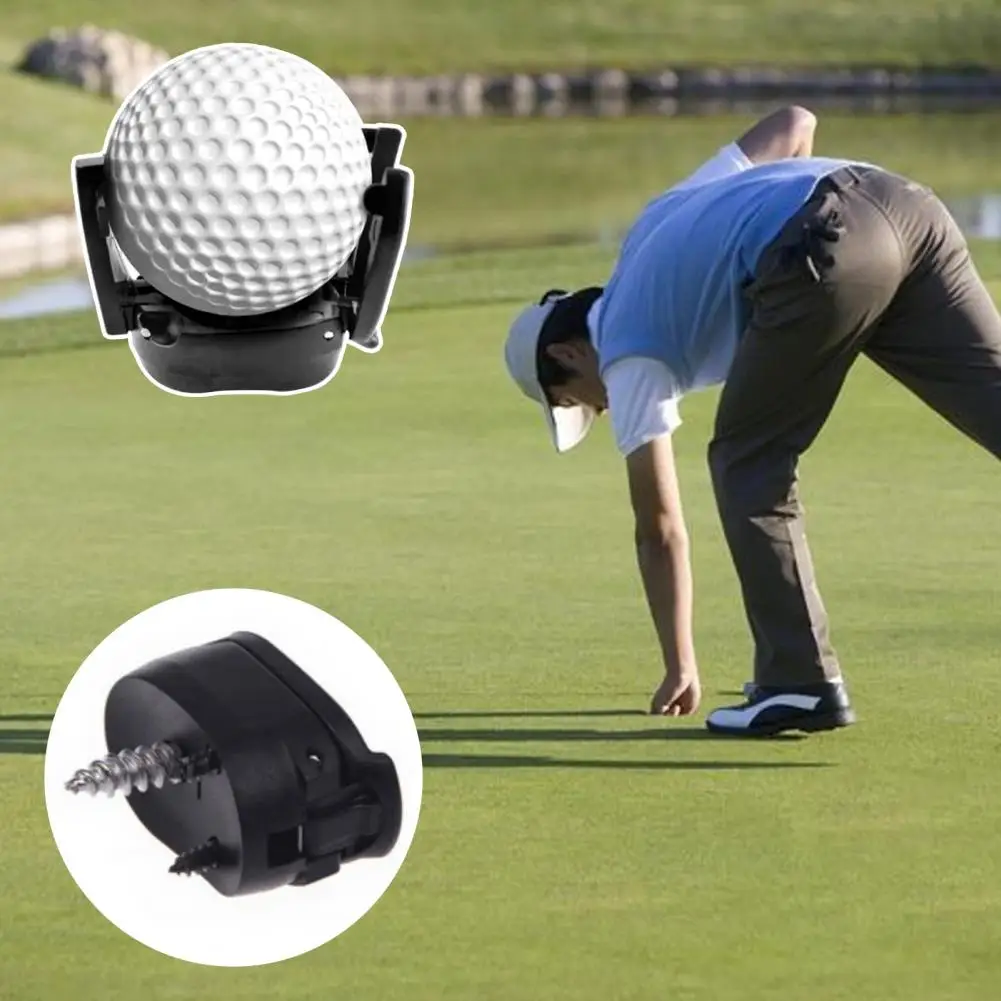 Putter Golf Ball Retriever Easy Install Golf Ball Retriever 1/2/3pcs Golf Ball Retriever Set 3-prong Pick-up Claw Tool for Men