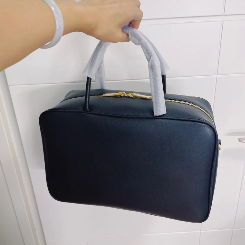 

High-quality luxury large-capacity briefcase new fashion retro laptop bags Joker underarm bowling commuter handbag women's bag