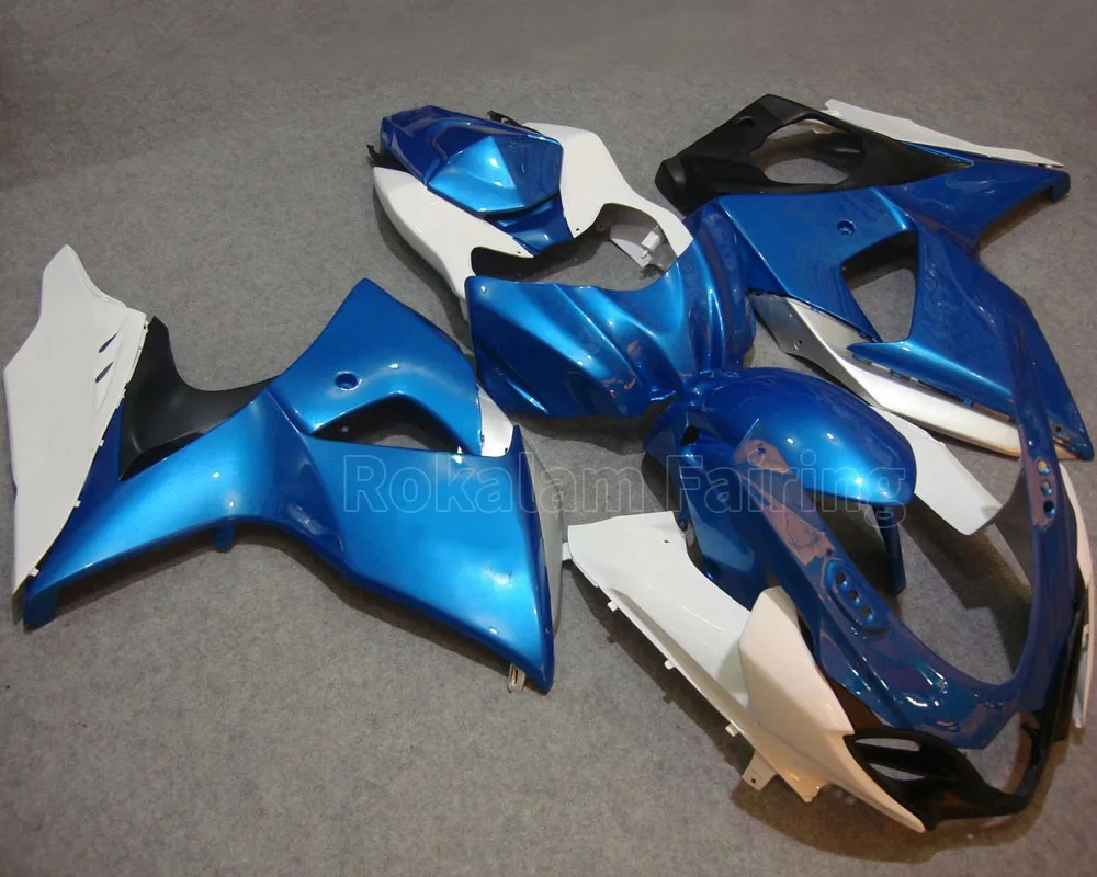 For Suzuki Fairing GSX-R1000 2009-2016 GSXR1000 09 10 11 14 15 16 Blue White K9 ABS Fairings Kit (Injection Molding)