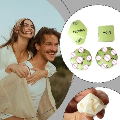 sexxy Dice Set Fun Adult Love Posture Couple Game sexx Noctilucent Erotic Lovers Position Foreplay Romantic Party Toys