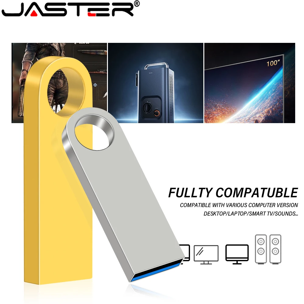 

Модные флэш-накопители USB 2.0 64 ГБ, 32 ГБ, 16 ГБ, высокоскоростной флэш-накопитель 8 ГБ 4 ГБ с металлической цепочкой для ключей, креативный подарок, U-диск