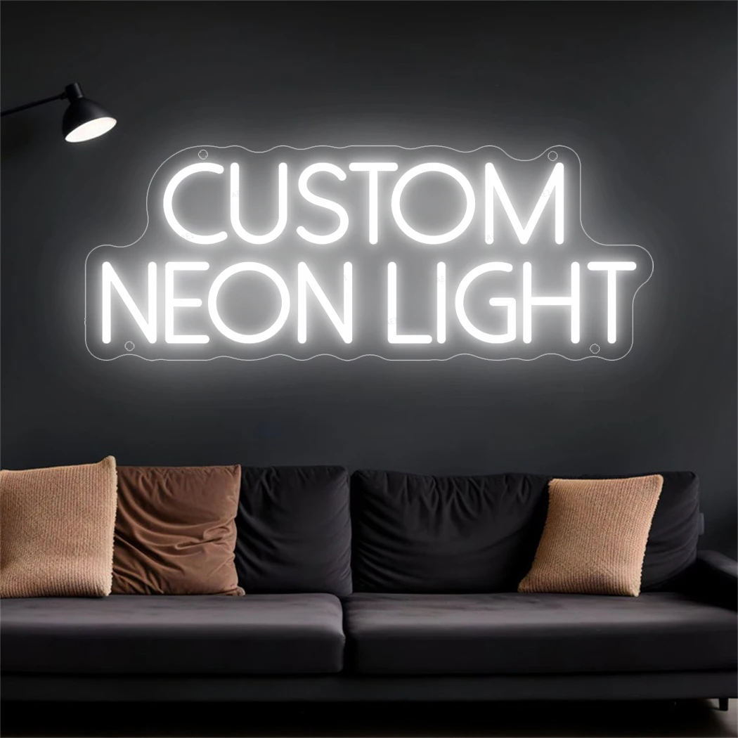 Custom 3D Metal LED Nail Salon Sign Backlit/Front Lit/Halo Illuminated Wall Logo Signboard Waterproof Outdoor Commercial Decor
