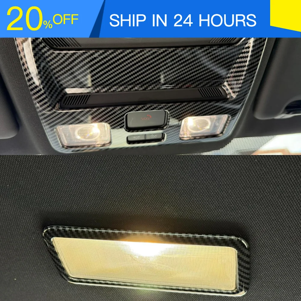 Car CARTRIMHOME for Ford PUMA ST Line 2019-2023 Overhead Reading Light Trim Interior Dome Lamp Covers Not panoramic roof