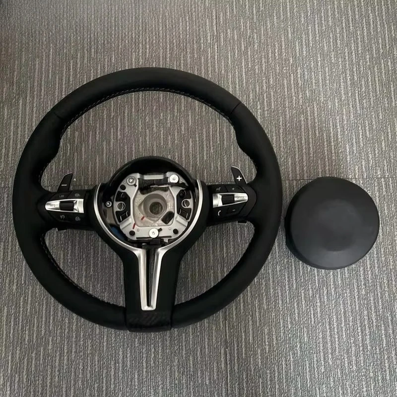 Sport Style Leather Steering Wheel for Multi-Model Accessories Compatible