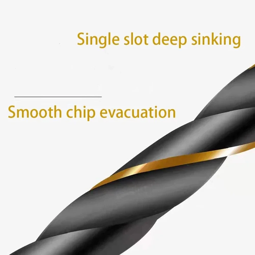 

Hexagonal Shank 4341 Drilling Bit Wood For Aluminium Plastic Thin Iron 6.35mm 8pcs Hss 4341 Titanium Coated 1/4 "