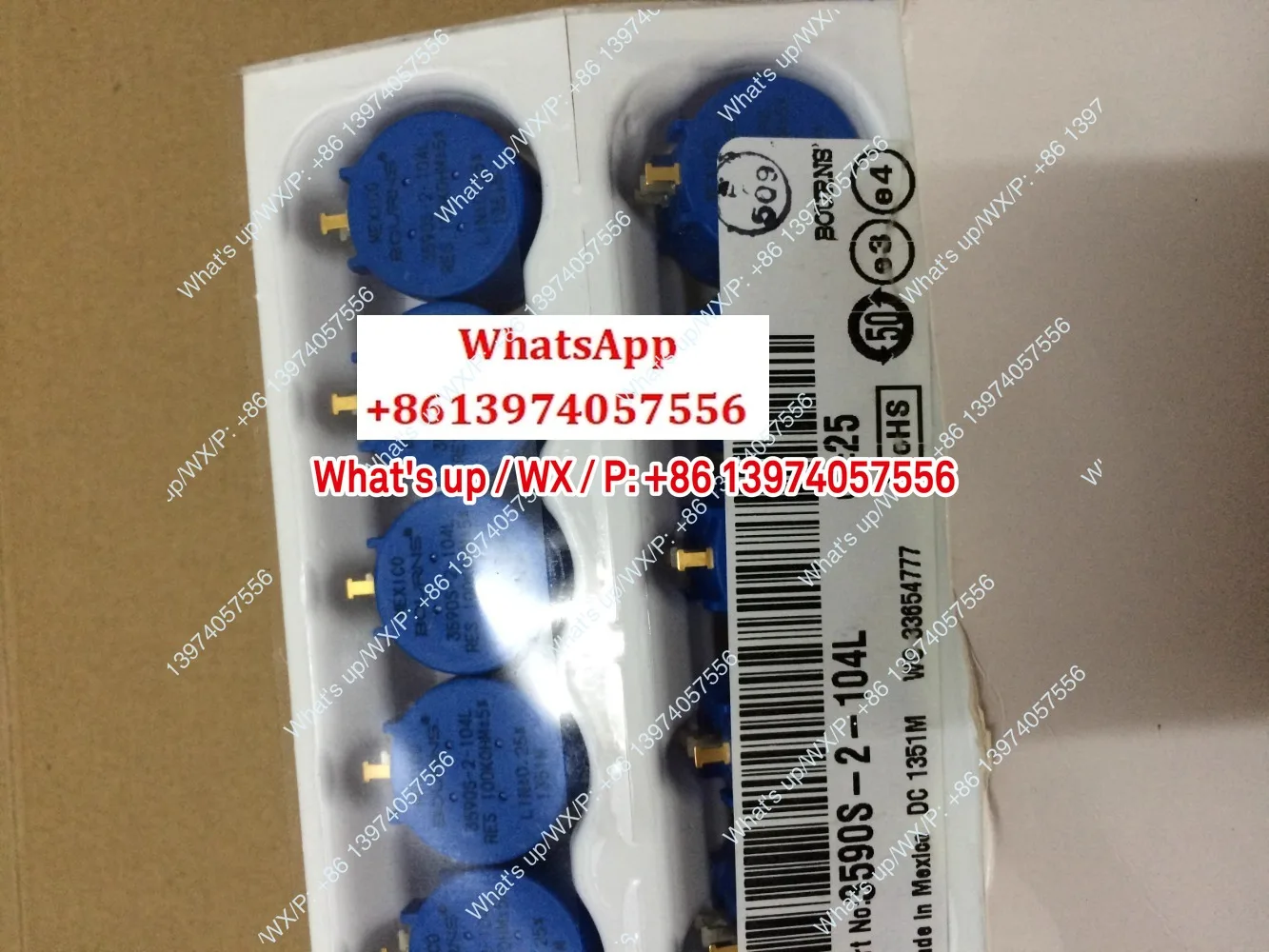 

1 piece 3590S-2-103L 10K precision multi-turn potentiometer, imported from the United States, imported ten-turn wire winding