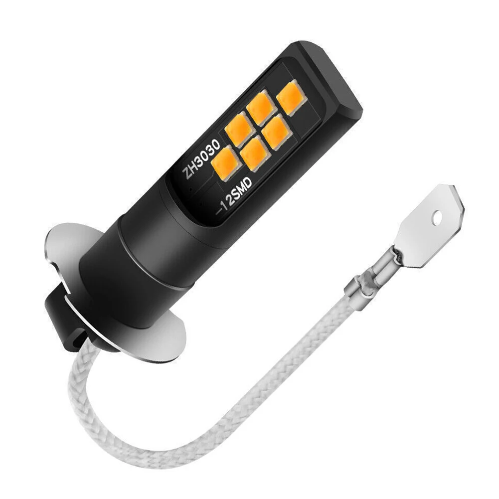 Teile & Zubehör LED Nebels chein werfer 000 Stunden 12 3030 Chips 2 Stück/2er Pack Bernstein h3> 50 für Auto hohe Qualität