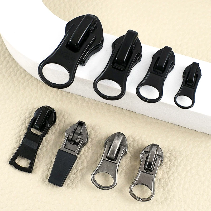 

10/20Pcs 3#5#8#10# Reversed Zipper Slider for Waterproof Nylon Zippers Cursor Garment Jacket Zip Puller Head Sewing Repair Zips
