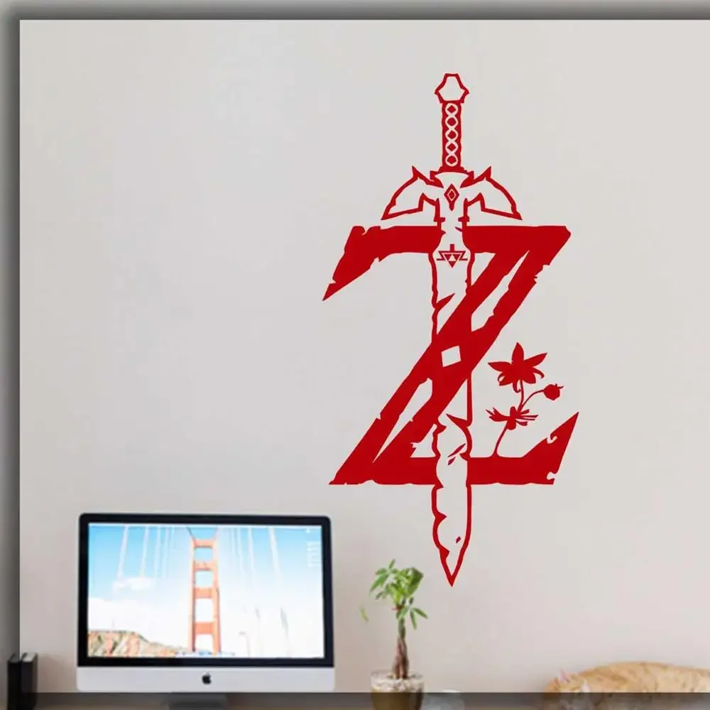 The Legend of  wall decal game gamer room home art decal wall decor video game stickers teens room decor sticker G533