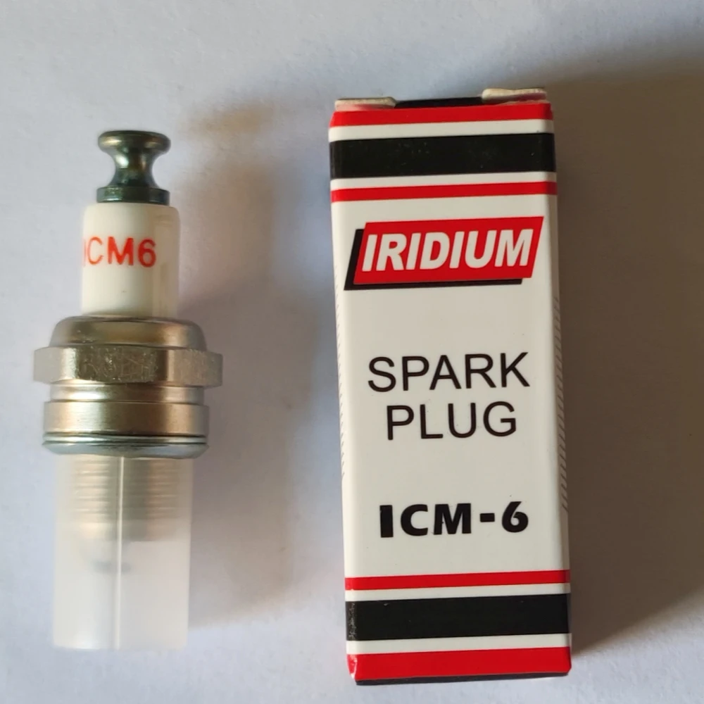 Candela Rcexl Iridio ICM6 / ICM-6 CM6-10mm Candela per motore a benzina DLE20/20RA/30/RA/40/55/55RA/60, DLE111, DLA56, DLA32