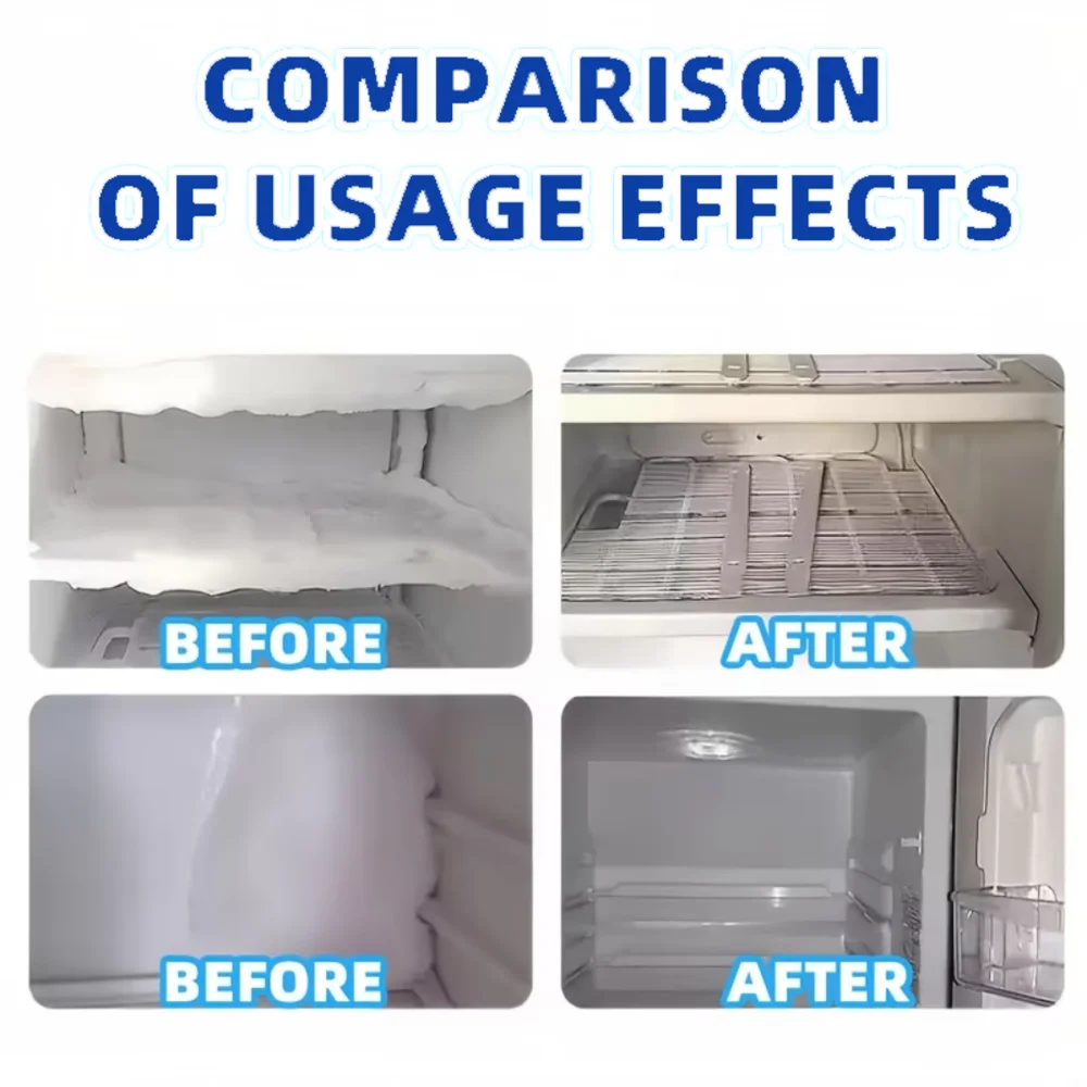Refrigerator De-Icer and Defroster — Quick Ice Melting and Anti-Icing for Home Freezers | Suitable for Refrigerators and Rvs, Fr