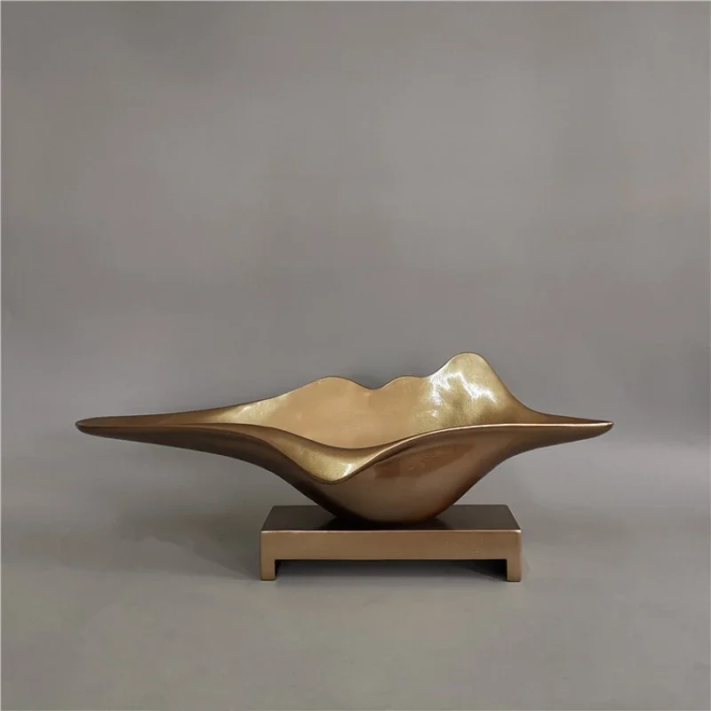 Modern new Chinese resin flower pot simulation home hotel company office living room entrance floral decoration ornament