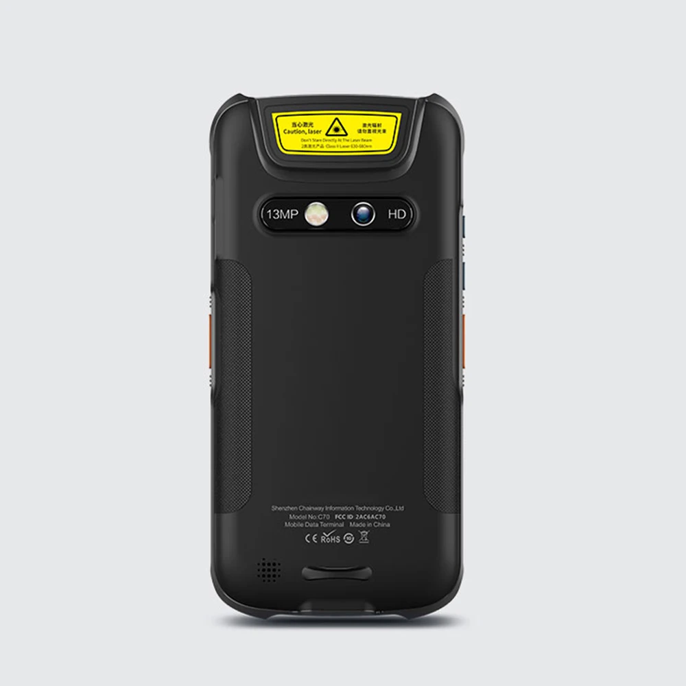 Mobile Phone Zebra Barcode Scanner Portable Barcode Reader Data Matrix Code 1D 2D CMOS QR PDF417 Code Android11 Chainway C70 PDA