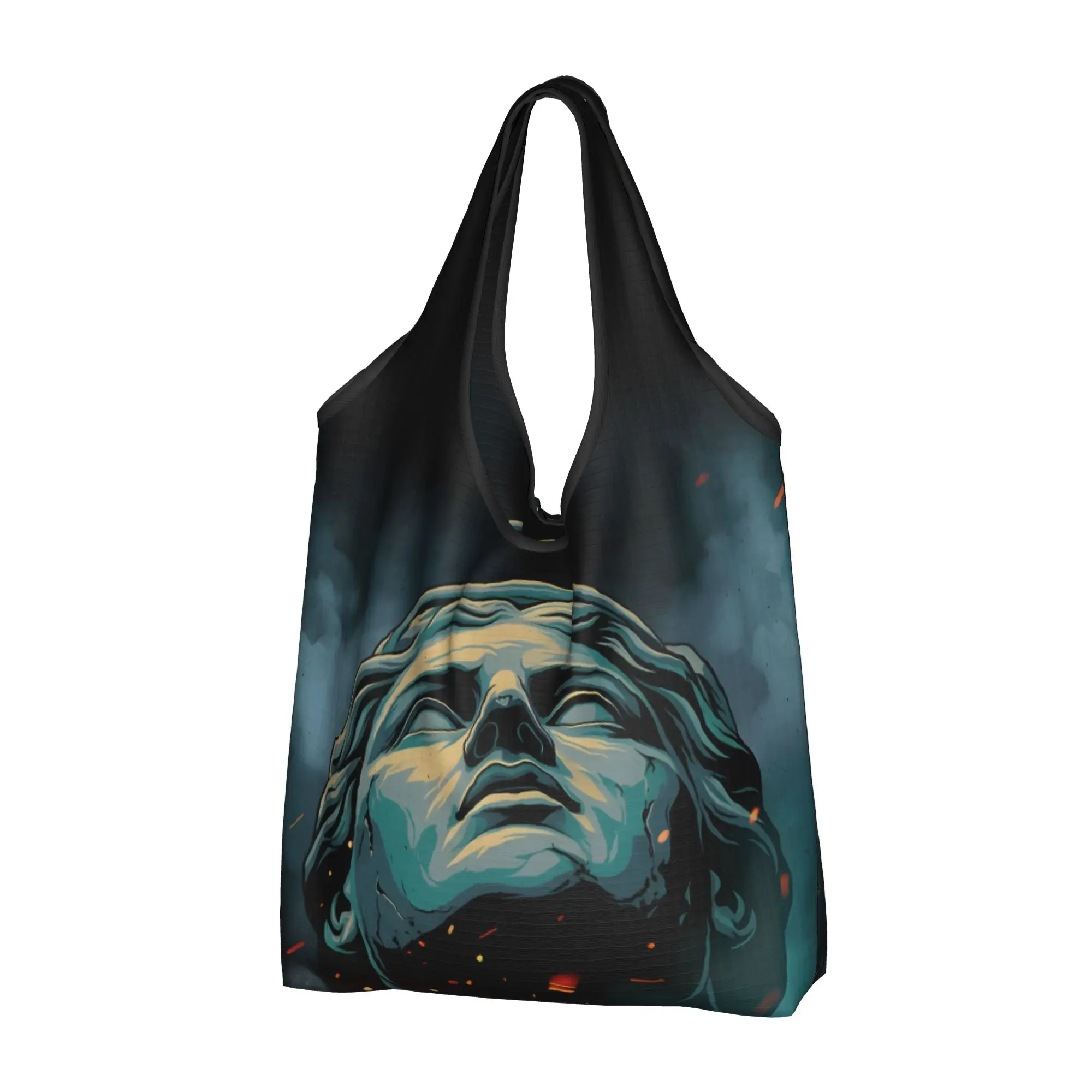 Custom O-Odysseyes Hot Comic Shopping Bag Women Portable Big Capacity Groceries Fantasy  Shopper Tote Bags