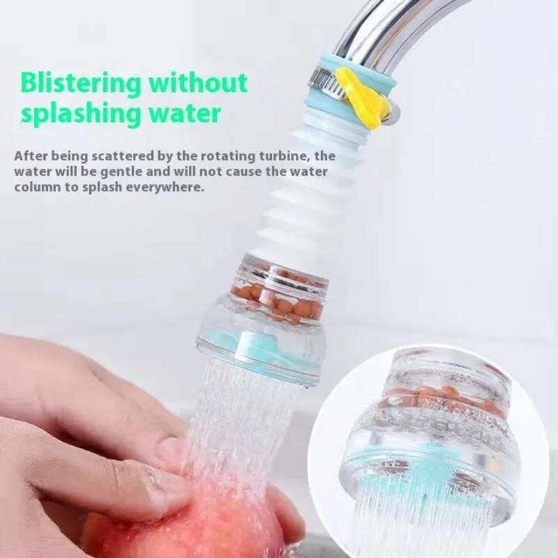 Kitchen Anti-Splashing Faucet Can Rotate Extend The Filter Home Universal Water Faucet Multifunction Wash Basin Shower Faucet