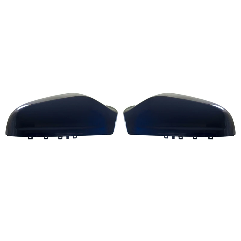 2 Pcs Side Door Wing Rear View Mirror Cover ​for Vauxhall Opel Astra H MK5 2004-2013 Ultra Blue