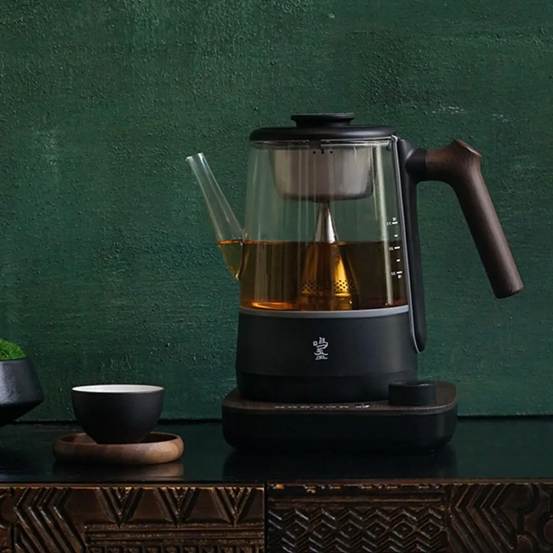 MING ZHAN 220V 1000W MZ102 One-Key อัจฉริยะน้ําพุชา Maker ปรับอุณหภูมิสเปรย์และต้ม 6 ชนิดชาที่สําคัญ