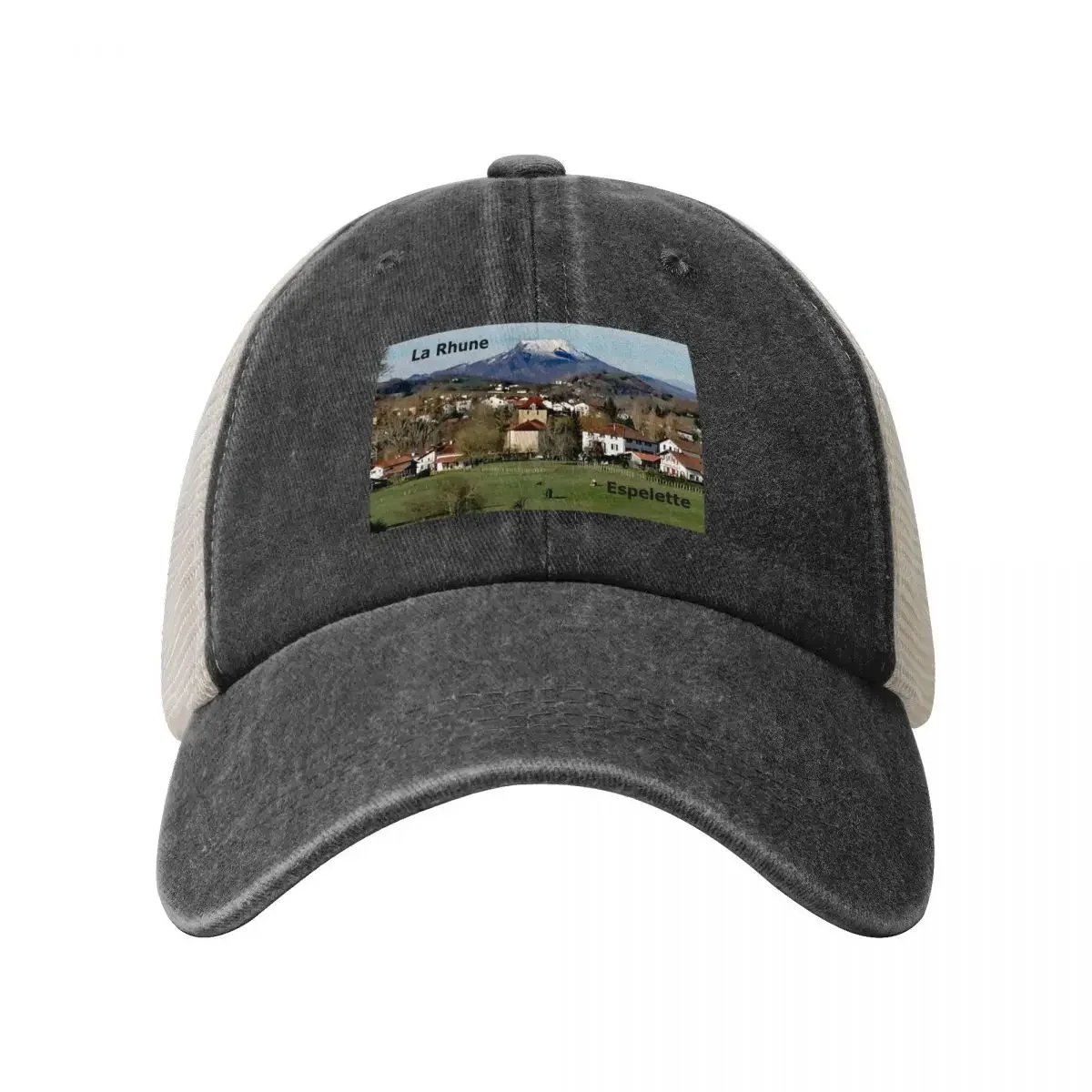 La Rhune and the Village of Espelette Baseball Cap Rugby hard hat Hood Men Golf Wear Women's