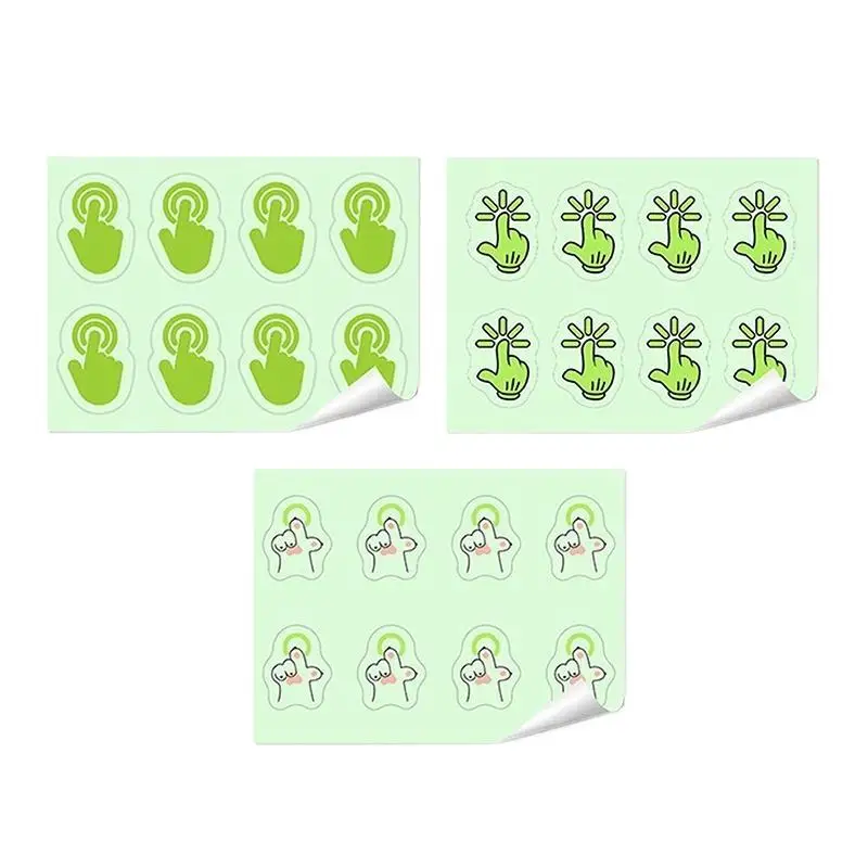 Indicator Button Luminous Stickers Suitable For Switch, Stairs, Motorcycle, Glow-in-the-Dark Wall Decals, Home Decor