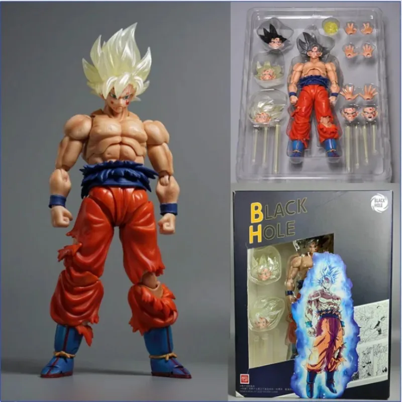 

Black Hole Dragon Ball SHF Ultra Instinct Son Goku Toyotarou PVC Anime Action Figure Movable Model Toys Hoilday Gifts In Stock