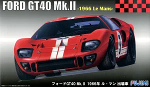 Fujimi 12606 Static Assembled Car Model Toy 1/24 Scale For Ford GT40 MK.II 1966 Le Mans #3 Car Model Kit