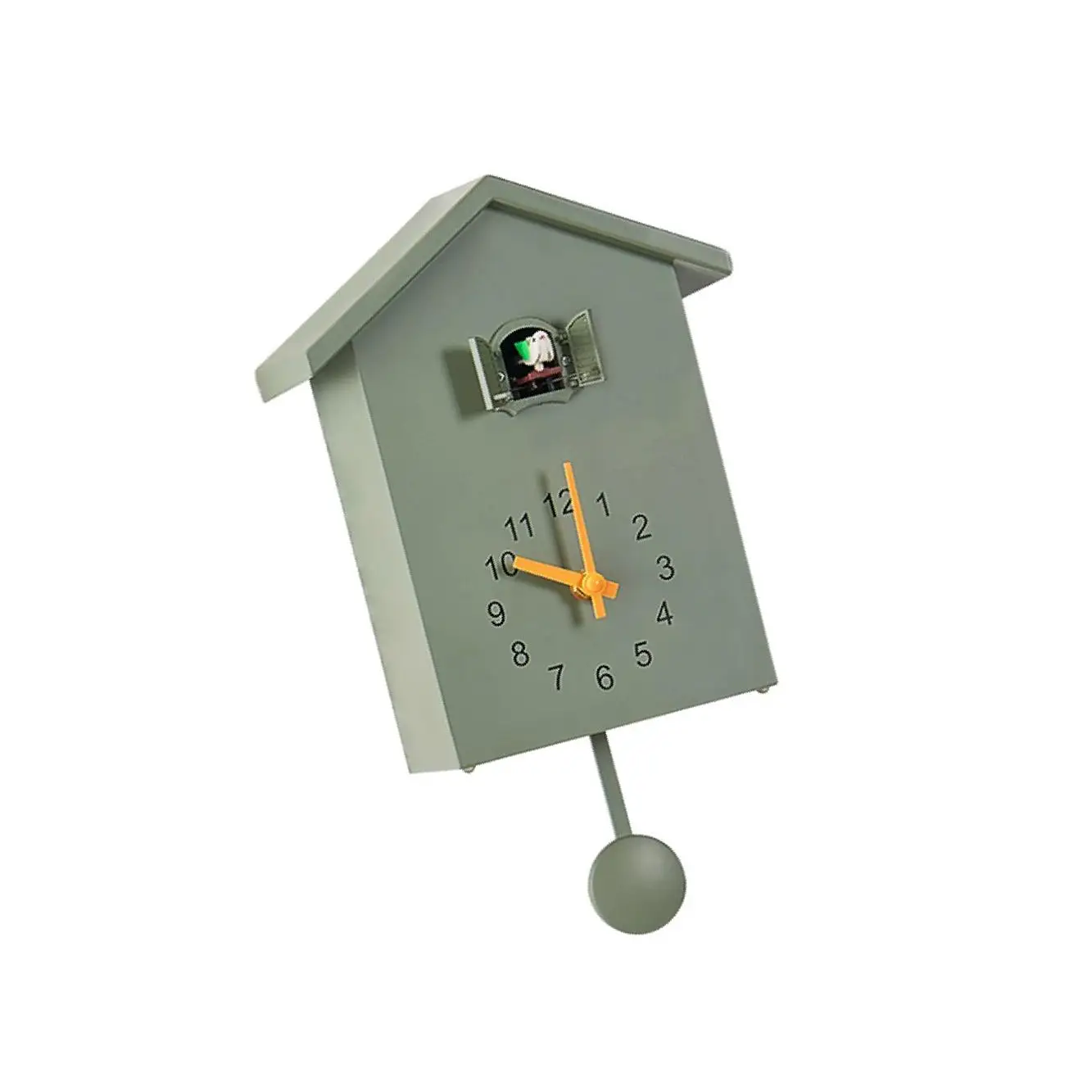 Cuckoo Telling Time Silent 2-arm Sweeping Wall Clock Bedside Clock