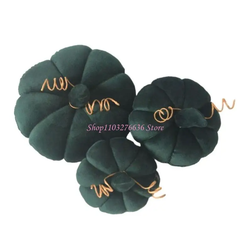 R6FD 3Pcs/set Newborn Photography Props Set Colorful Pumpkins Accessories Baby Girls