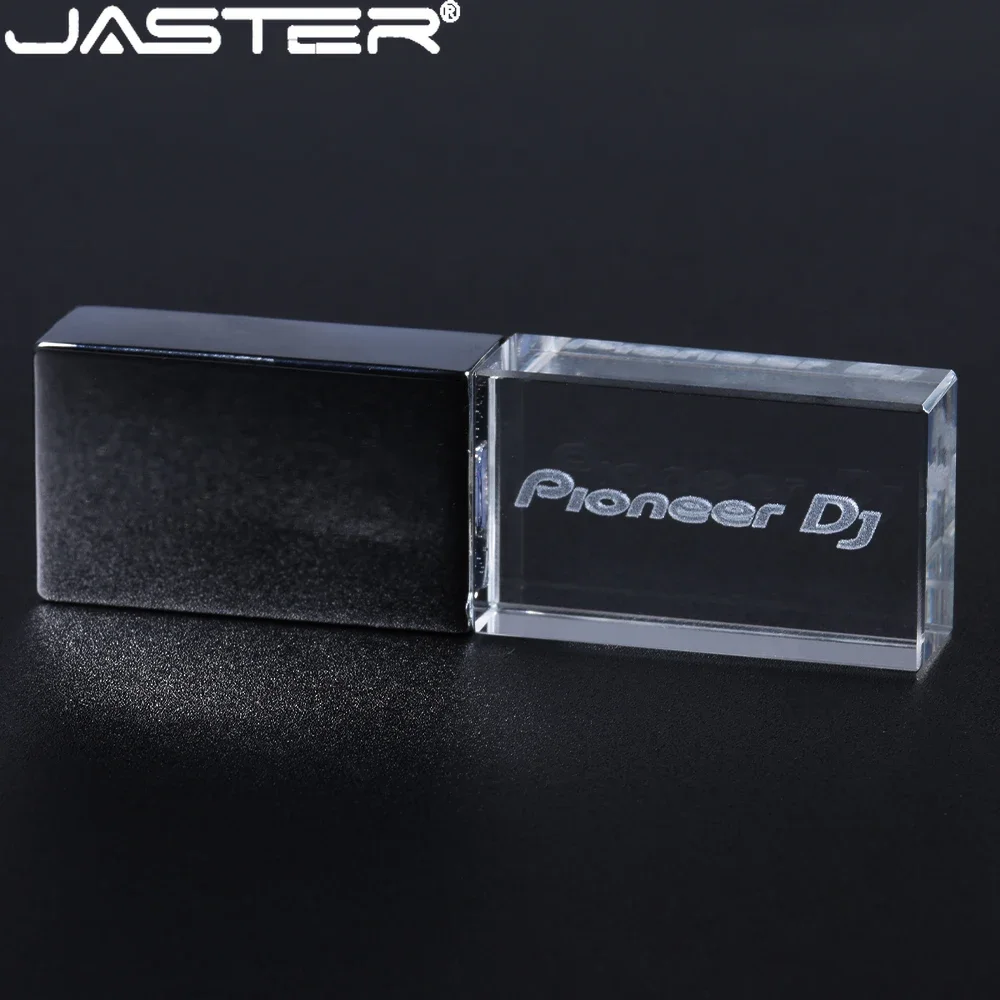 

New Metal with Crystal USB Flash Drive High Speed Write Memory Stick Color LED Light Pioneer DJ Premium Pen Drive 64GB 128GB