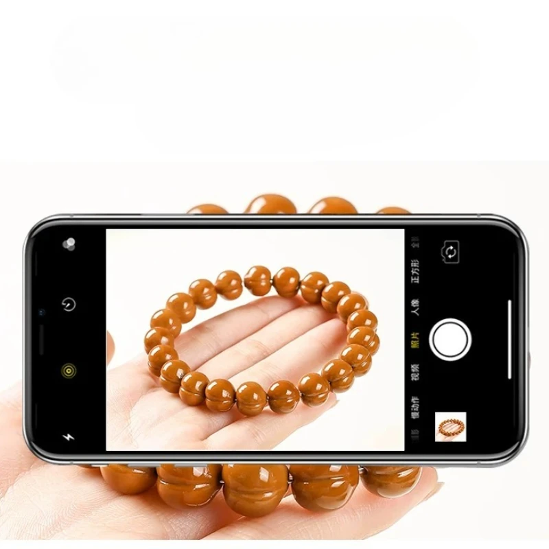 Chinese Style Lucky Fortune Blessing Peach Shaped Monkey Head Walnut Beaded Bracelet Unisex 10-11mm 13-14mm Prayer Meditation