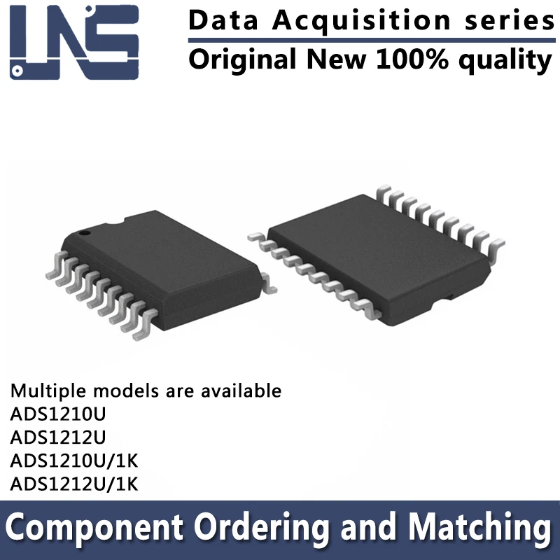 

1PCS ADS1210U ADS1212U ADS1210U/1K ADS1212U/1K SOIC-18 7.50MM Data Acquisition