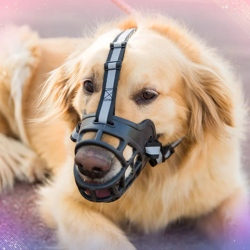 

Adjustable Pet Dog Anti Barking Muzzle for Small Medium Large Dogs Adjustable Mouth Mask Anti-Biting Training Toys Pets Accessor