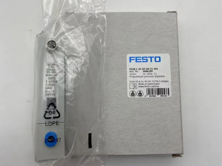 

1PC New Festo VEAB-L-26-D9-Q4-V1-1R1 8046299 Valve Brand