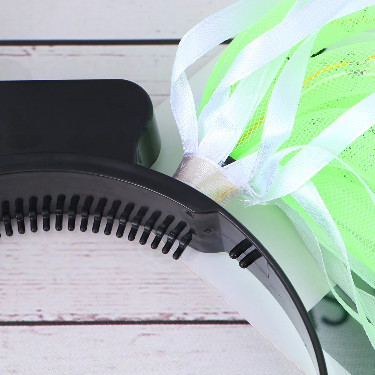 

LED Headb 6 Lights Each Side 9 in Tube Flash Braid Hair Accessory for Parties Holidays Concerts Night Events LED